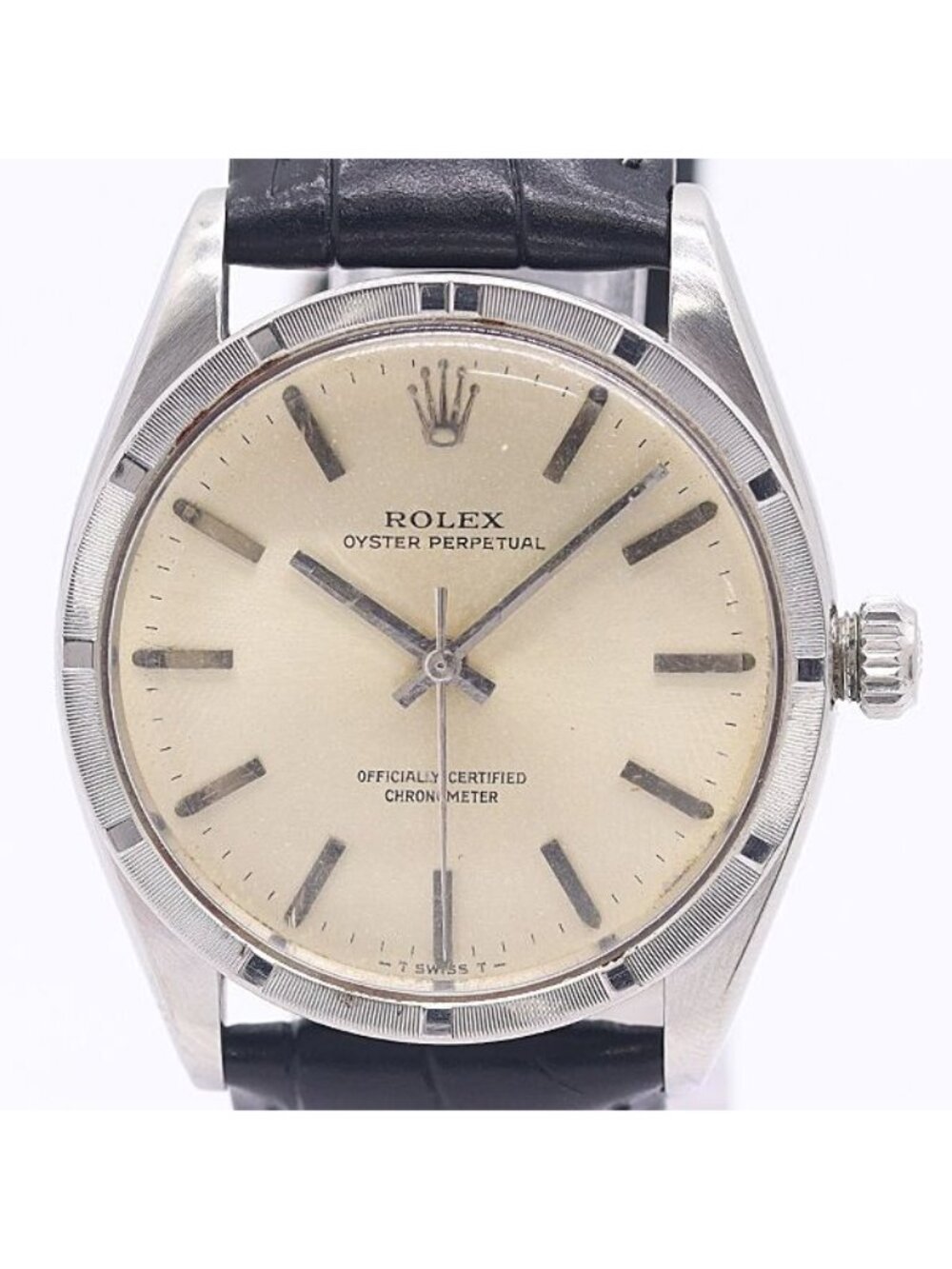 Rolex Oyster Perpetual Automatic Winding Silver Dial Watch